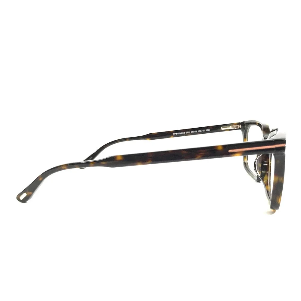 Tom Ford Eyeglasses Frames TF6153-D-B 052 Asian Fit w Magnetic Clip-on 57-19-150